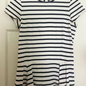Ralph Lauren Navy and White Striped Top